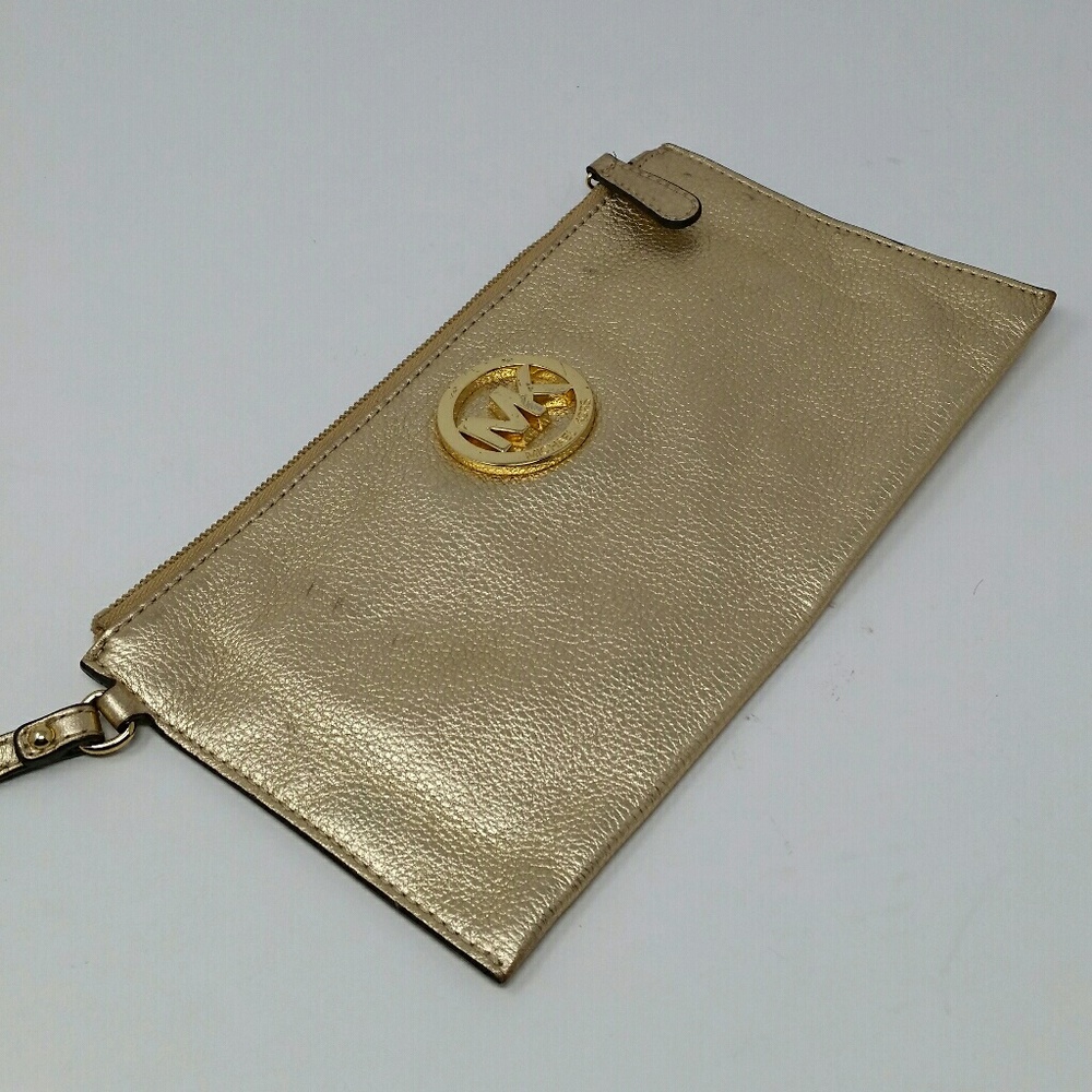 Michael kors Gold pencil makeup bag - Picture 3 of 8